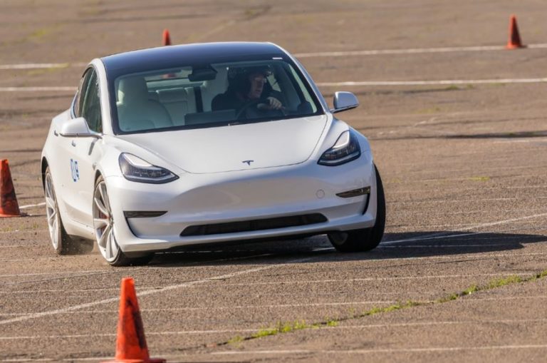 Autocross in Tesla Model 3 Tesla Model 3 Wiki