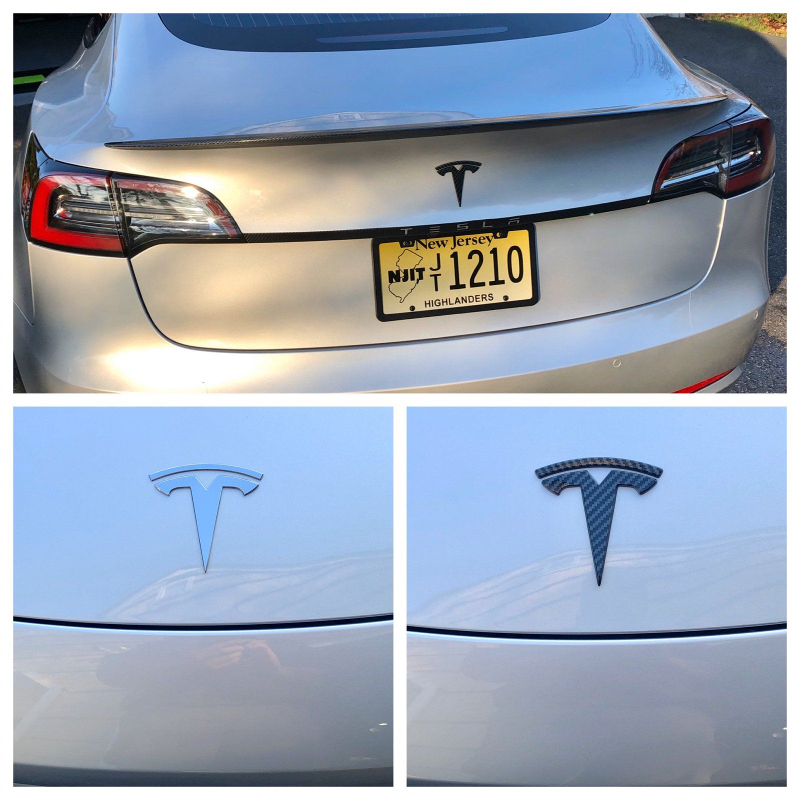 Carbon fiber emblem covers Tesla Model 3 Wiki