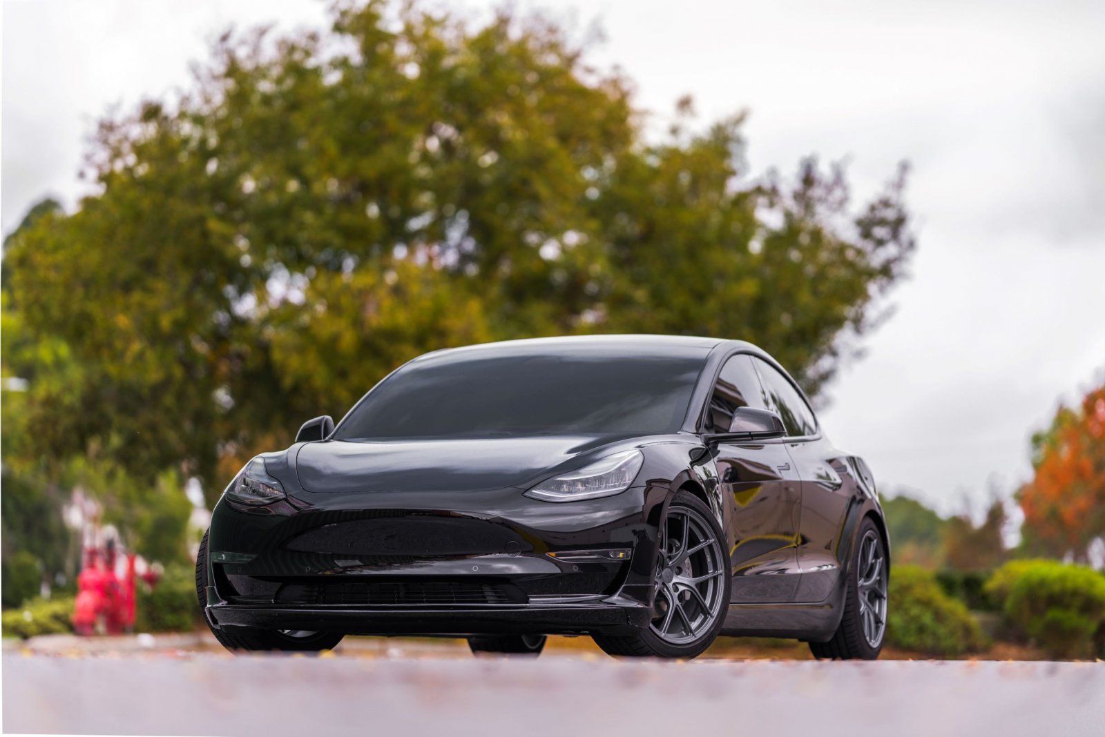 2024 tesla model 3 front lip spoiler