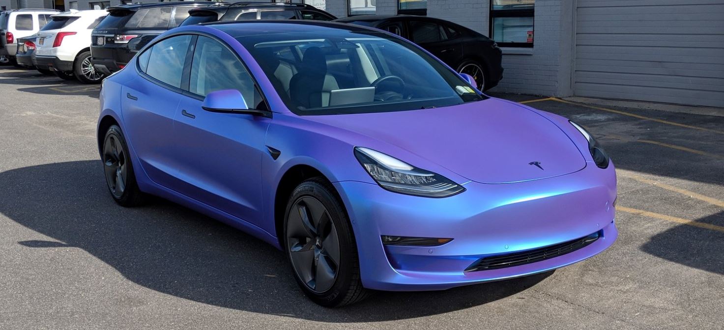 tesla-model-3-wrapped-in-glacial-frost-tesla-model-3-wiki