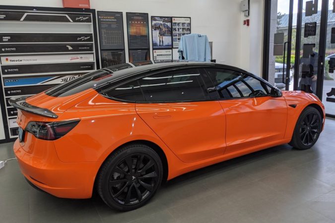 Avery Gloss Orange Vinyl Wrap – Tesla Model 3 Wiki