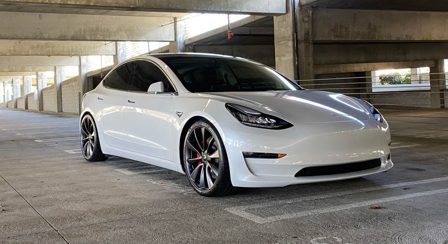 Lowered Tesla Model 3 PUP with Ceramic and PPF – Tesla Model 3 Wiki